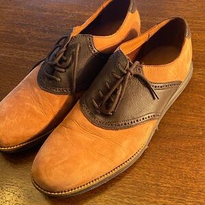 Cole Haan Brown and Tan Leather Oxfords